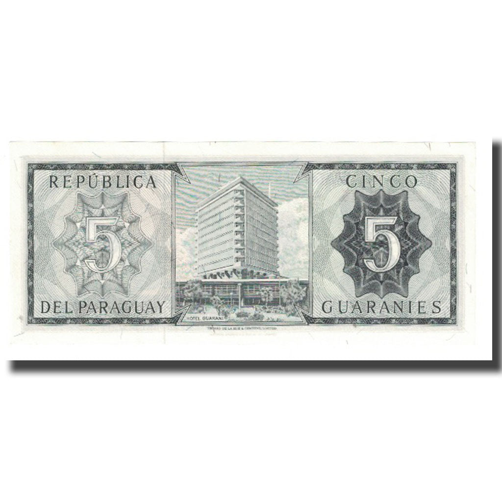 Billete, 5 Guaranies, Paraguay, KM:195b, UNC