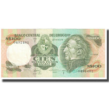 Banknote, Uruguay, 100 Nuevos Pesos, KM:62a, AU(55-58)