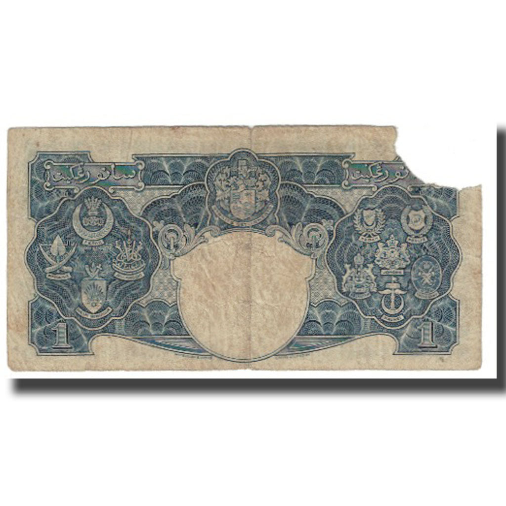 Banknote, MALAYA, 1 Dollar, 1941, 1941-07-01, KM:11, F(12-15)