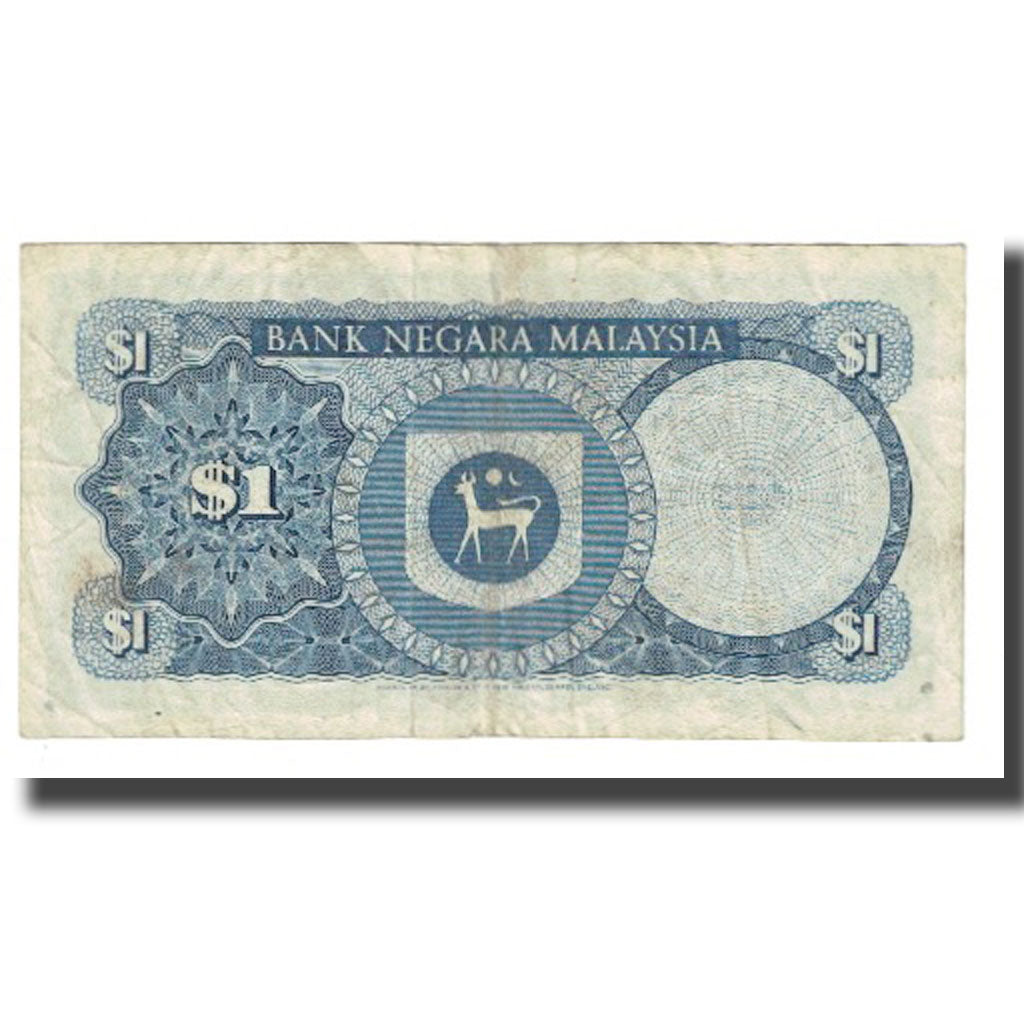 Banknot, Malezja, 1 Ringgit, KM:13a, VF(20-25)