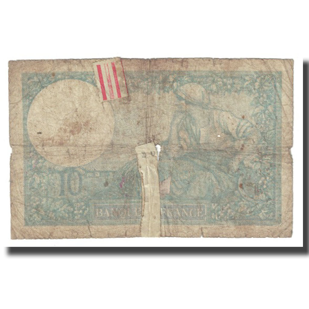 France, 10 Francs, 1940, platet strohl, 1940-11-14, VF(20-25), KM:84