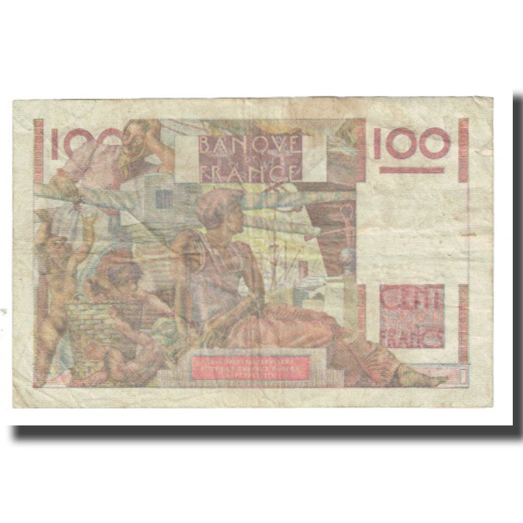 France, 100 Francs, 1949, D AMBRIERES, GARGAM, 1949-02-17, VF(20-25)