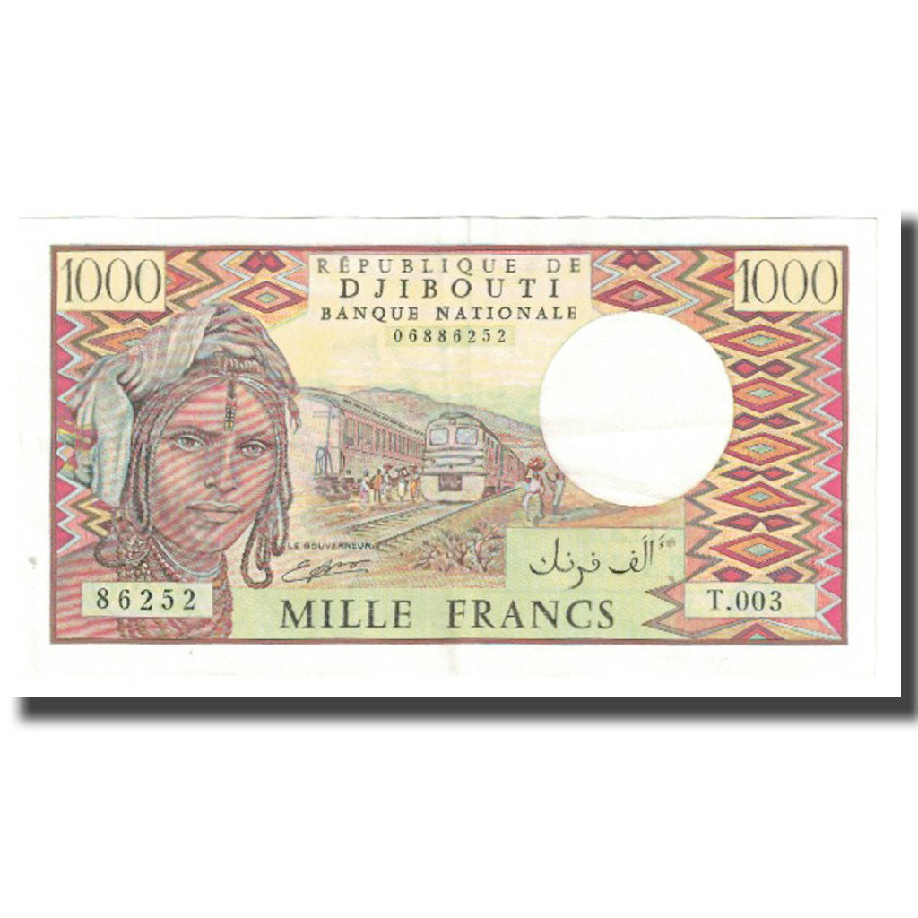 Banknot, Dżibuti, 1000 Francs, 1988, Undated, KM:37b, UNC(65-70)