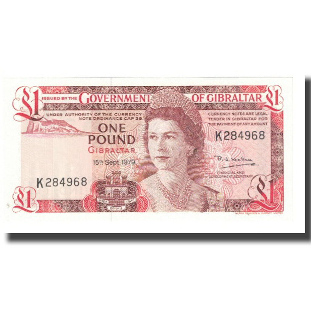 Banknote, Gibraltar, 1 Pound, 1979, 1979-09-15, KM:20b, UNC(65-70)