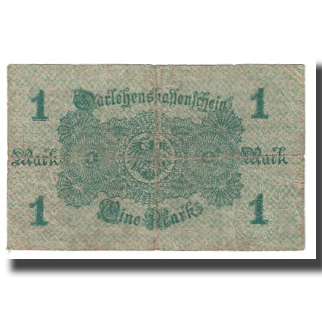 Billete, 1 Mark, 1914, Alemania, 1914-08-12, KM:51, BC