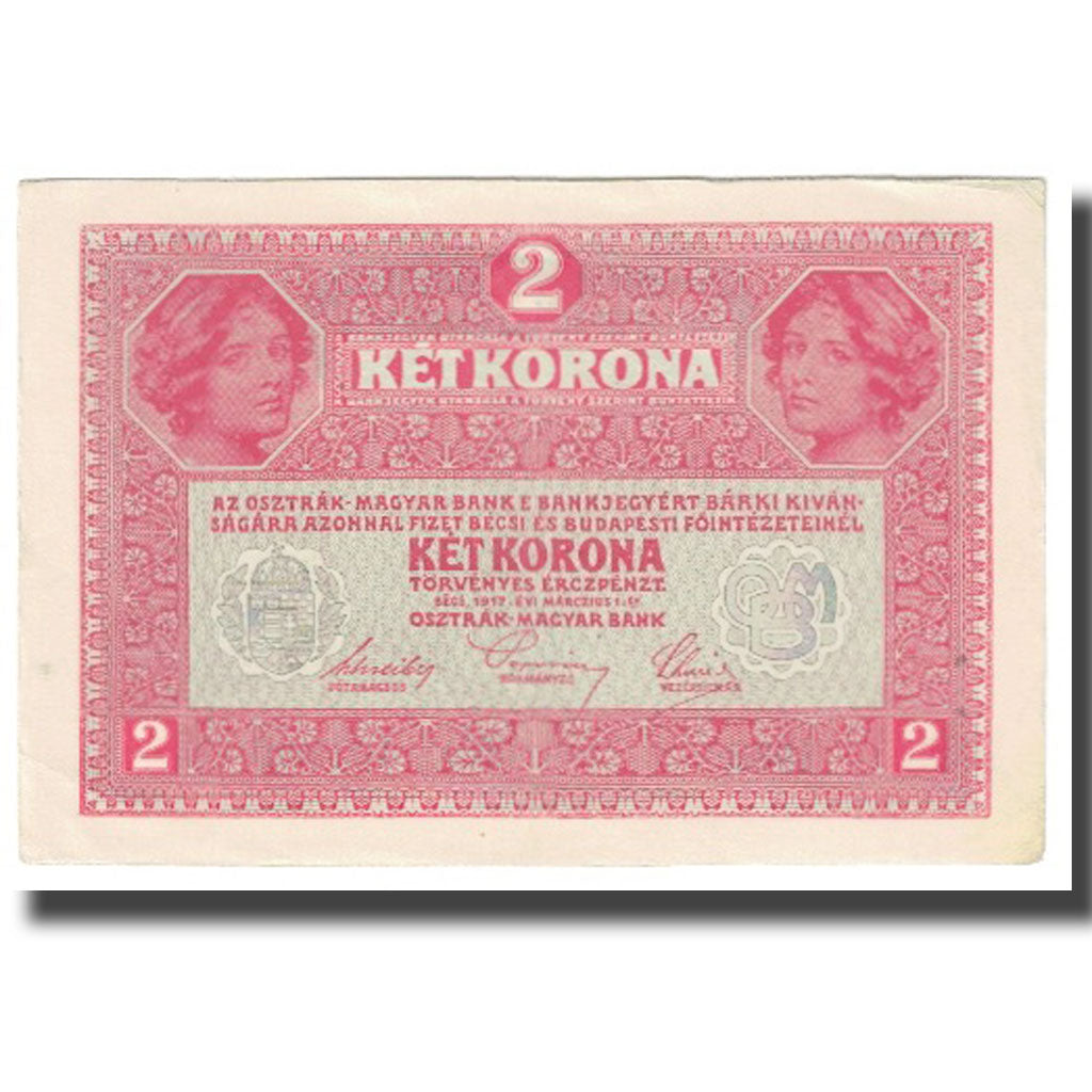 Banknote, Austria, 2 Kronen, 1917, 1917-03-01, KM:21, AU(55-58)