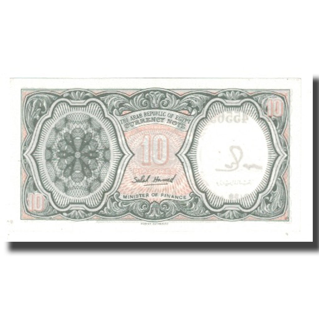 Billet, Égypte, 10 Piastres, KM:181a, NEUF