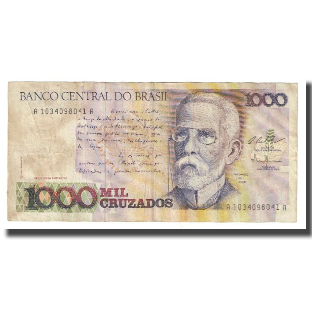 Banknote, Brazil, 1000 Cruzeiros, KM:231a, VF(20-25)