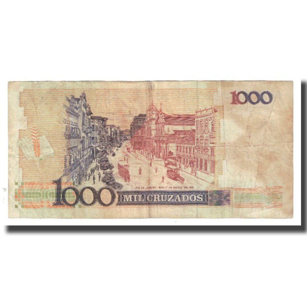 Banknote, Brazil, 1000 Cruzeiros, KM:231a, VF(20-25)
