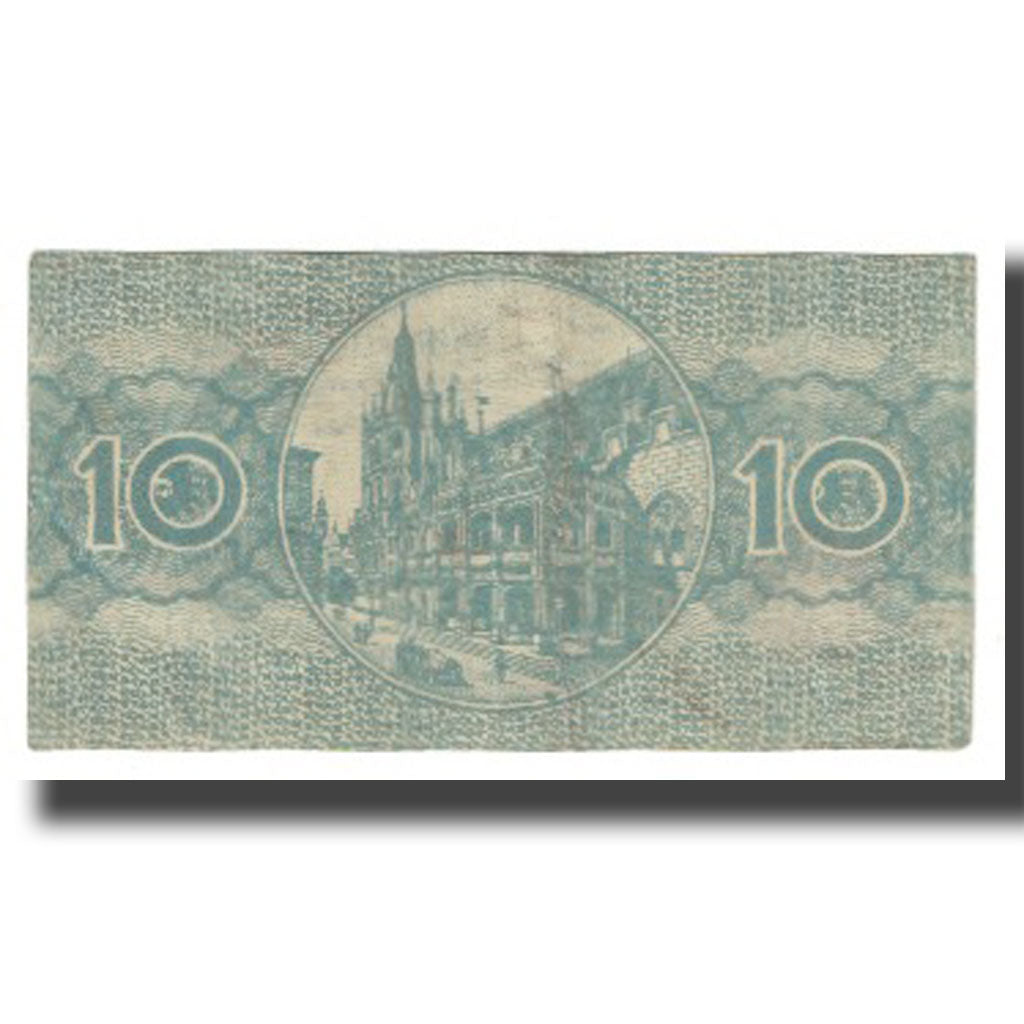 Geldschein, Deutschland, Saarbrücken, 10 Pfennig, Eglise, 1920, 1920-12-31, SS