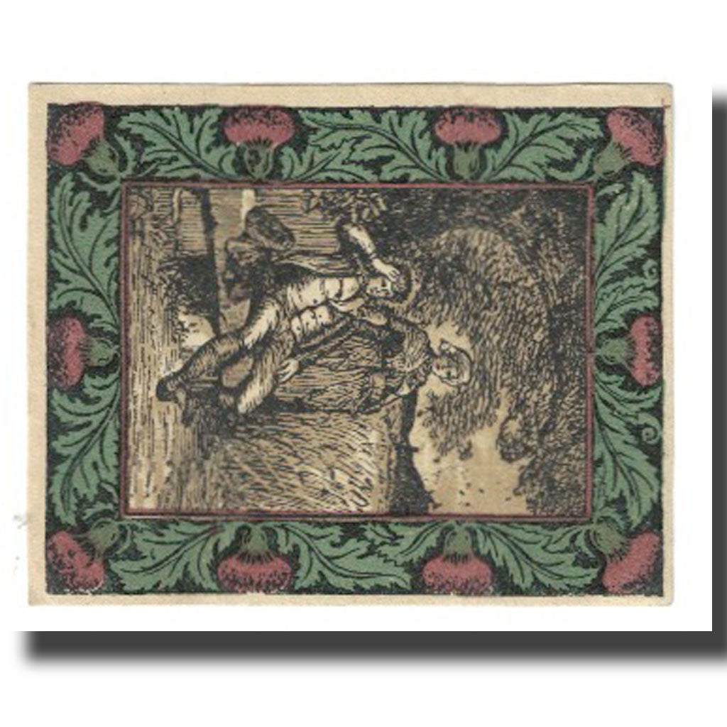 Banknote, Germany, Gothegeld, 50 Pfennig, personnage, 1921, AU(55-58), Mehl:S2.2