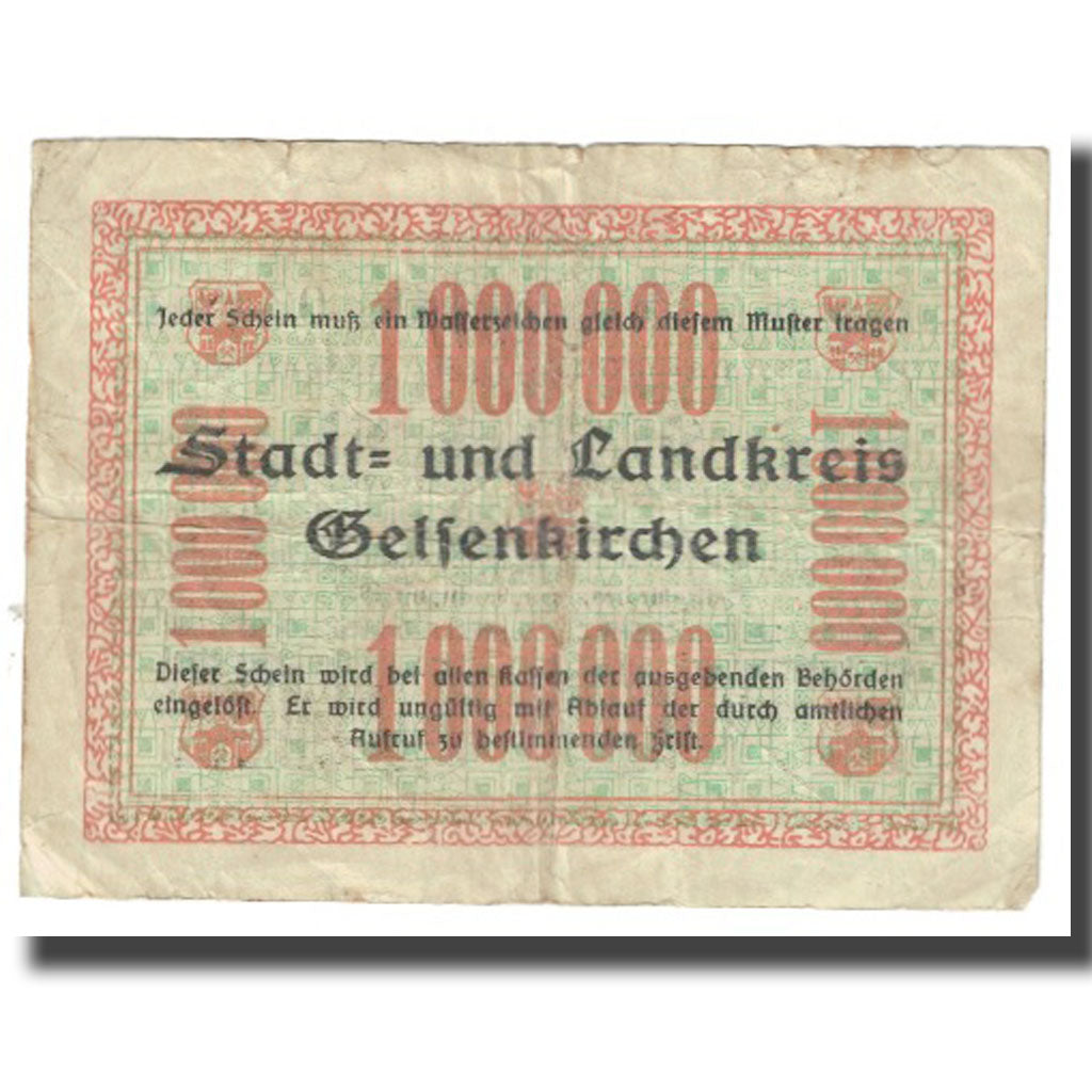 Banknote, Germany, Breslau Evangelisch Kirchlicher, 1 Million Mark, Texte, 1923