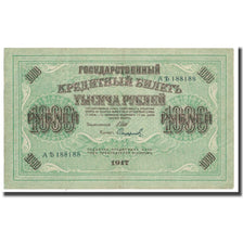 Banknote, Russia, 1000 Rubles, 1917, KM:37, AU(55-58)