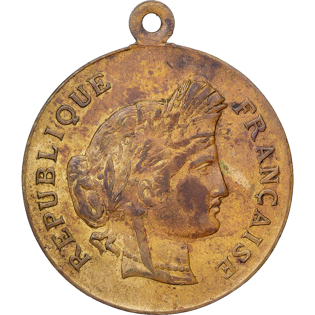 Francia, Token, Concours de Musique de Saint-Quentin, 1878, MB+, Rame
