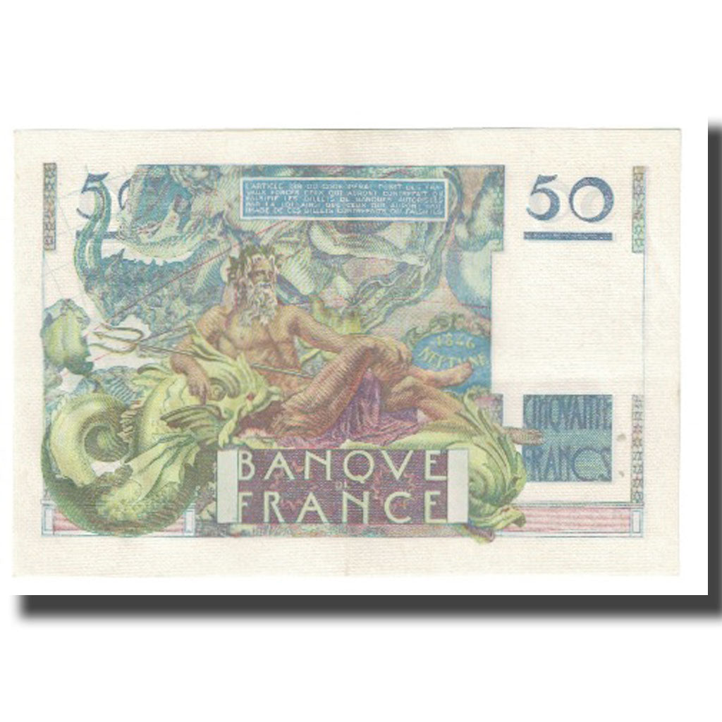 France, 50 Francs, Le Verrier, 1950, P. Rousseau and R. Favre-Gilly, 1950-03-02