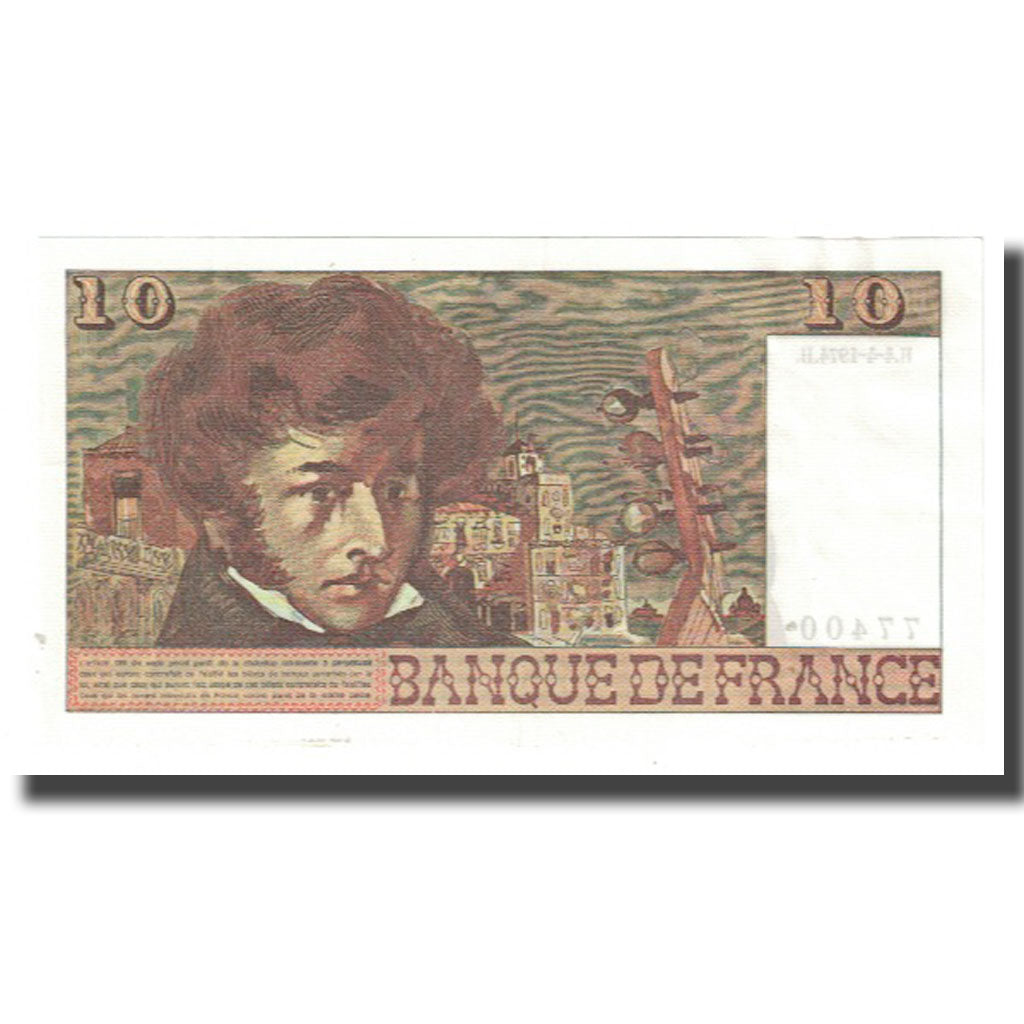 Francia, 10 Francs, Berlioz, 1978, P. A.Strohl-G.Bouchet-J.J.Tronche