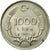 Monnaie, Turquie, 1000 Lira, 1991, SUP+, Nickel-brass, KM:997