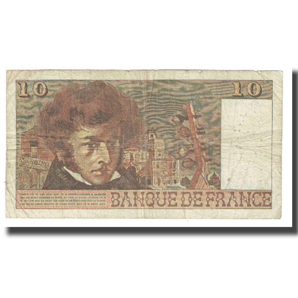 Francia, 10 Francs, Berlioz, 1976, P. A.Strohl-G.Bouchet-J.J.Tronche
