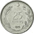 Moneda, Turquía, 25 Kurus, 1973, MBC+, Acero inoxidable, KM:892.3