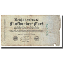 Banconote, Germania, 500 Mark, 1922, 1922-07-07, KM:74a, MB