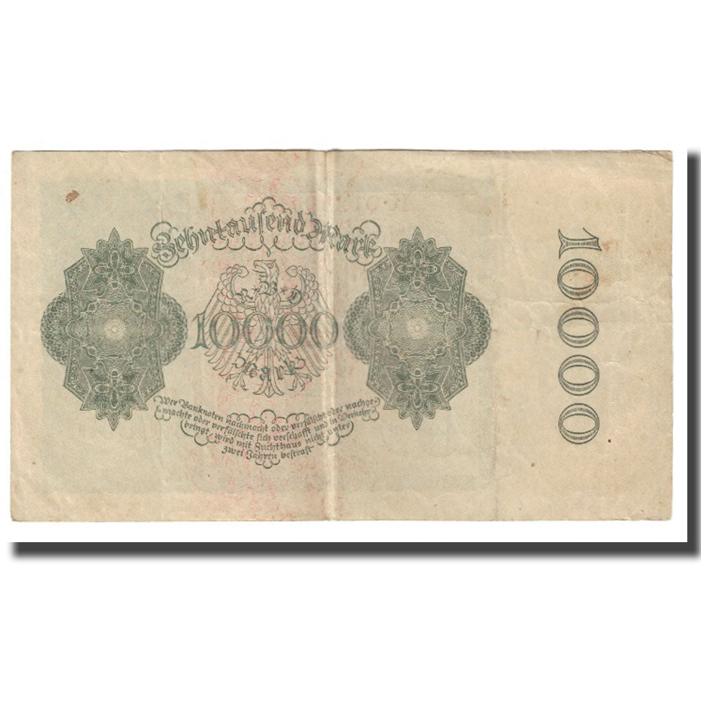 Banknote, Germany, 10,000 Mark, 1922, 1922-01-19, KM:71, EF(40-45)