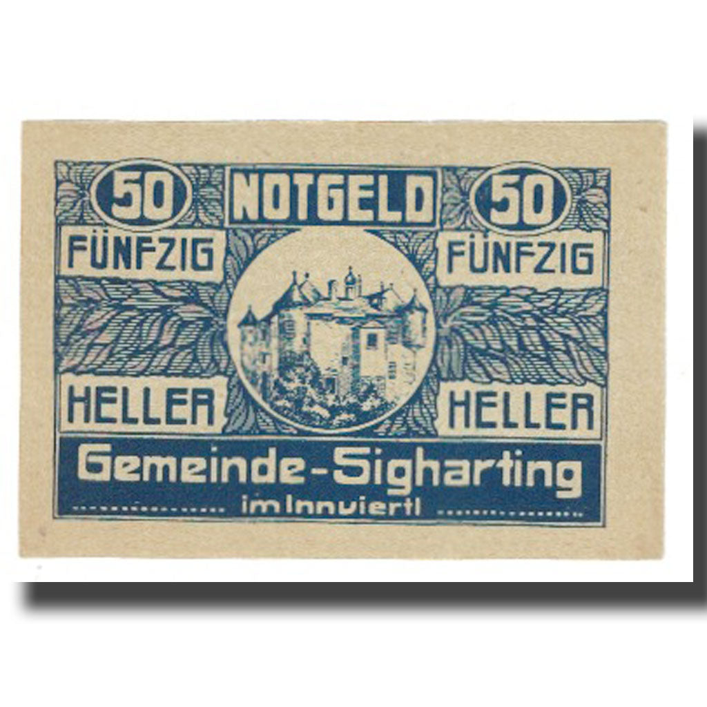 Banknote, Austria, Langenlois, 50 Heller, Blason, 1920, 1920-10-31, UNC(65-70)