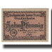 Biljet, Duitsland, Tanna Stadt, 10 Pfennig, Ville, TTB, Mehl:T3.5b