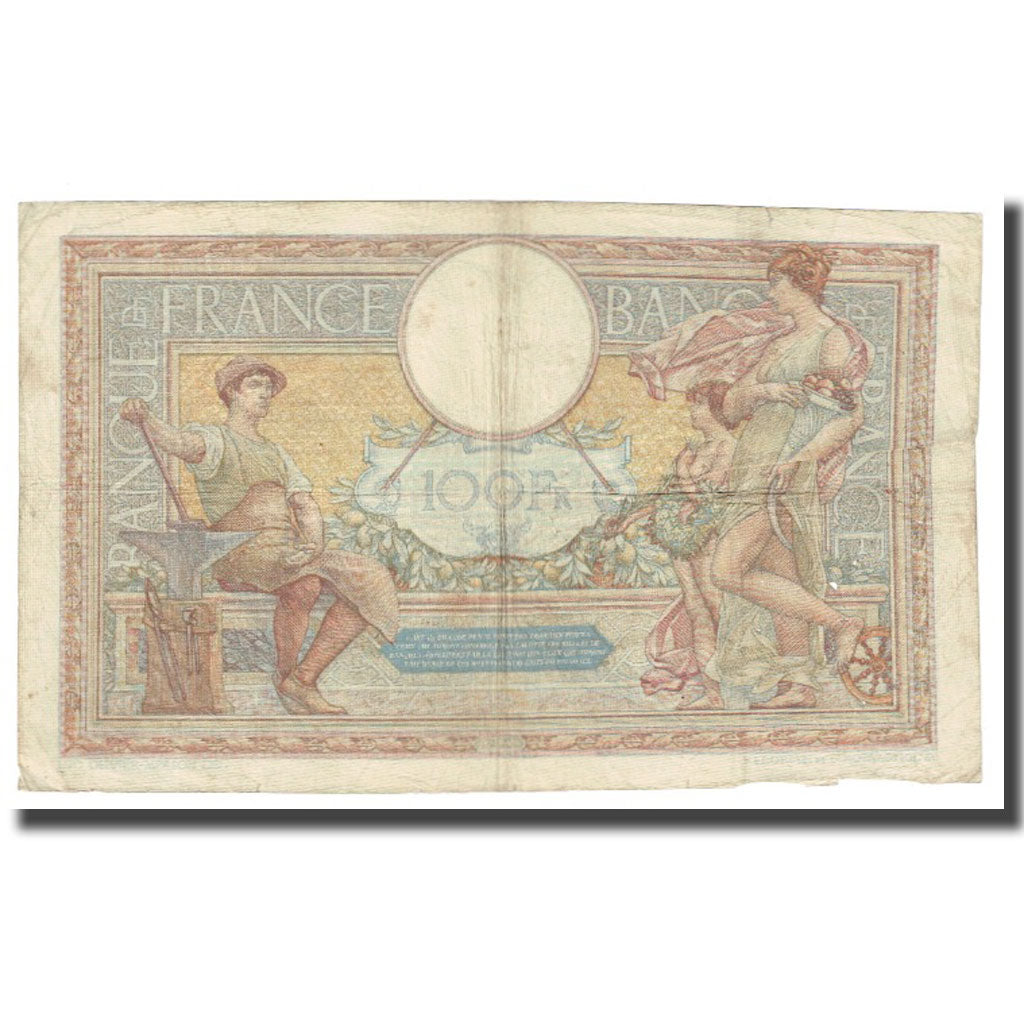 Frankreich, 100 Francs, Luc Olivier Merson, 1935, P. Rousseau and R.