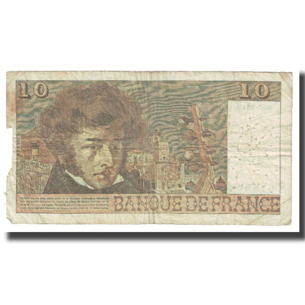 Frankrijk, 10 Francs, Berlioz, 1975, P. A.Strohl-G.Bouchet-J.J.Tronche