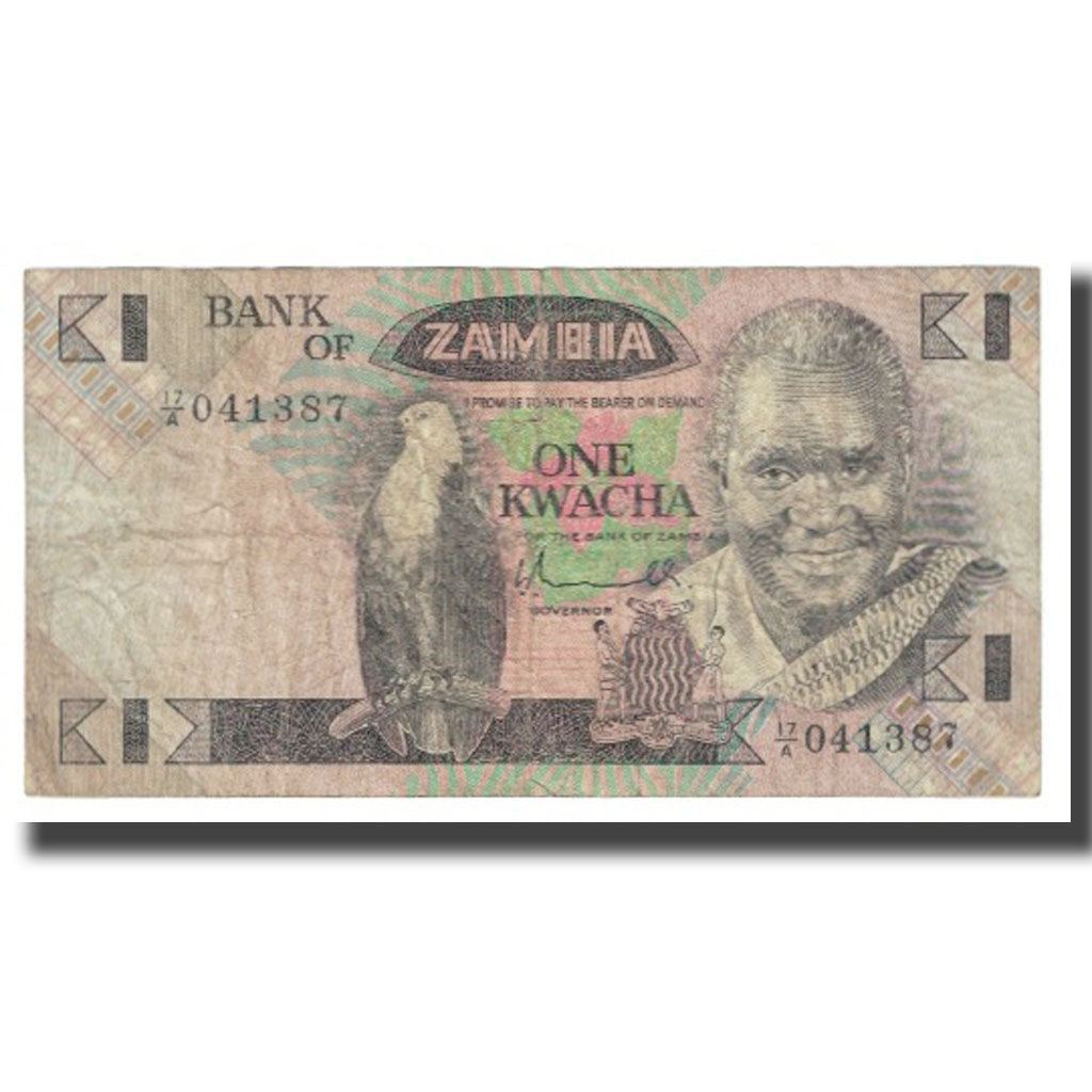 Banknote, Zambia, 1 Kwacha, KM:23a, VF(20-25)