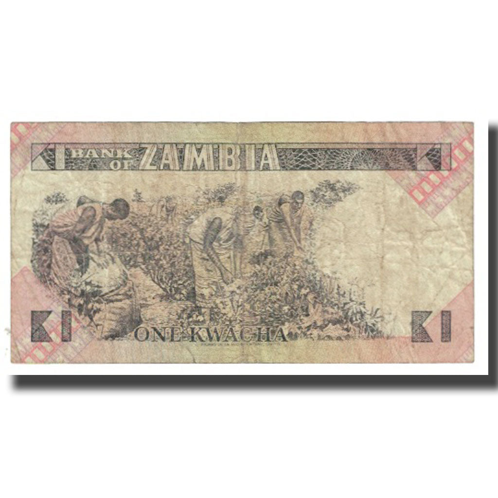 Banknote, Zambia, 1 Kwacha, KM:23a, VF(20-25)