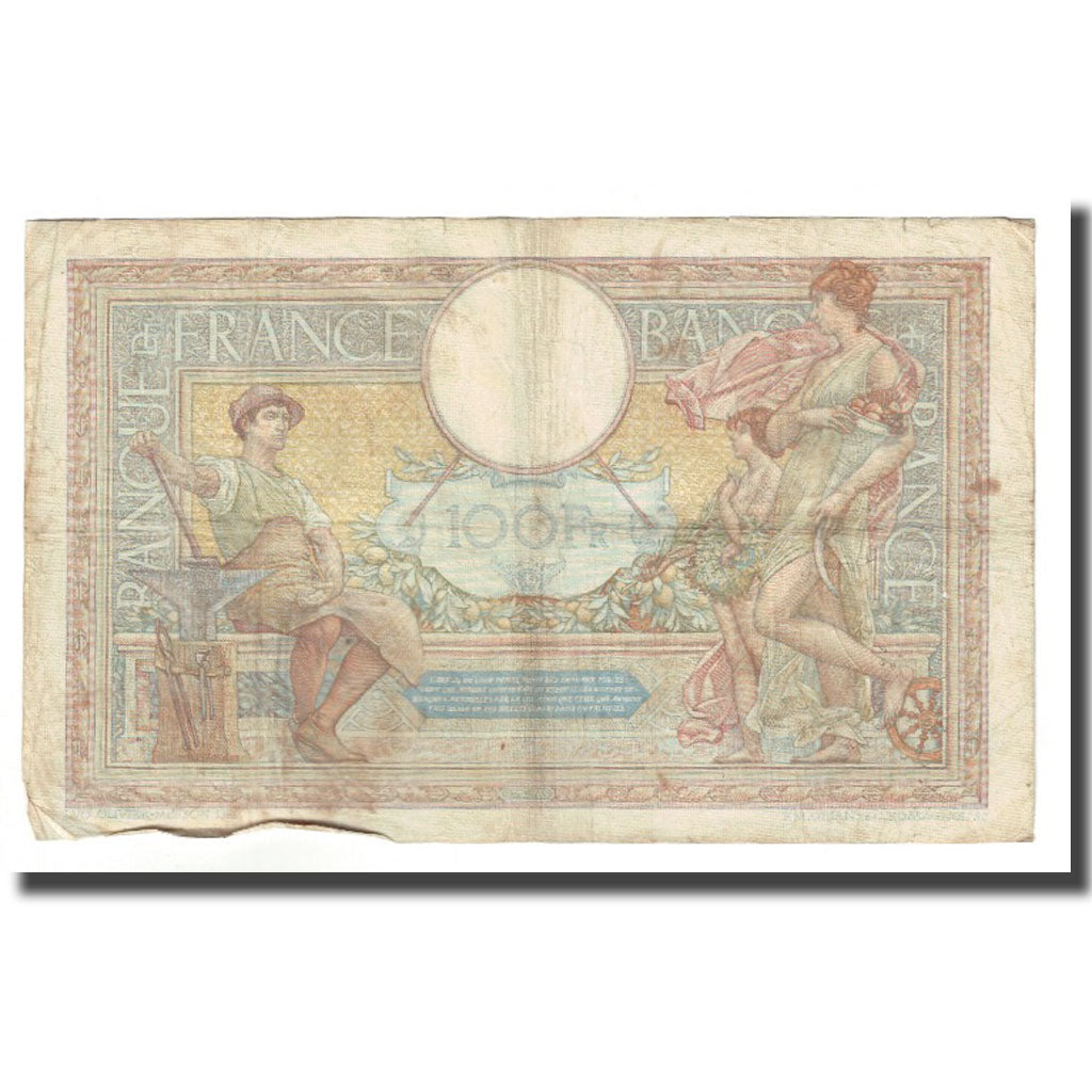 Frankreich, 100 Francs, Luc Olivier Merson, 1938, P. Rousseau and R.