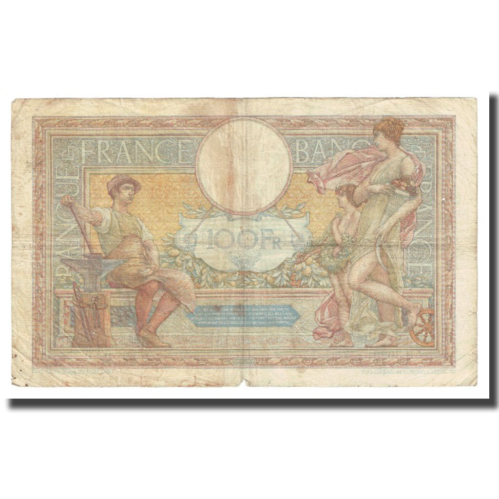 France, 100 Francs, Luc Olivier Merson, 1932, P. Rousseau and R. Favre-Gilly