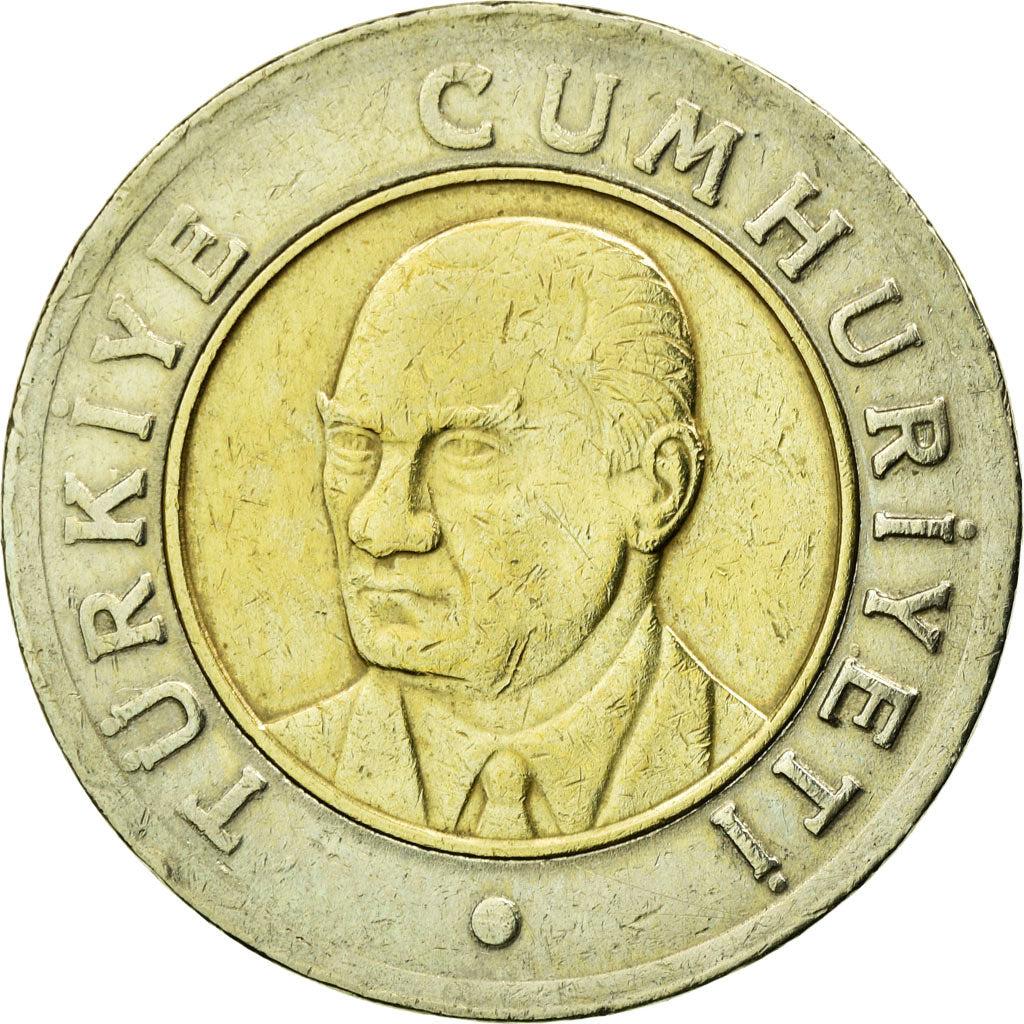 Coin, Turkey, New Lira, 2005, Istanbul, EF(40-45), Bi-Metallic, KM:1169