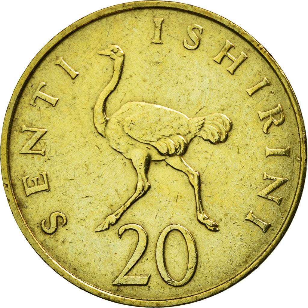 Coin, Tanzania, 20 Senti, 1981, AU(50-53), Nickel-brass, KM:2