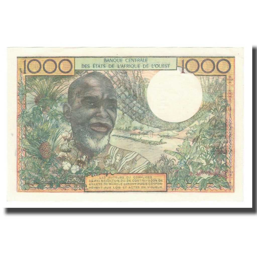 Biljet, West Afrikaanse Staten, 1000 Francs, KM:603Hn, NIEUW