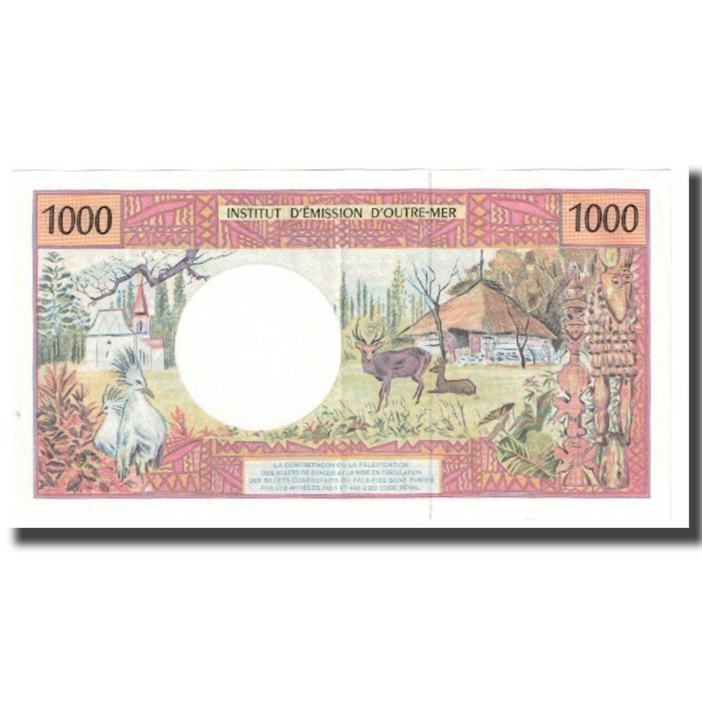 Billete, 1000 Francs, Undated (1985), Tahití, KM:27d, UNC