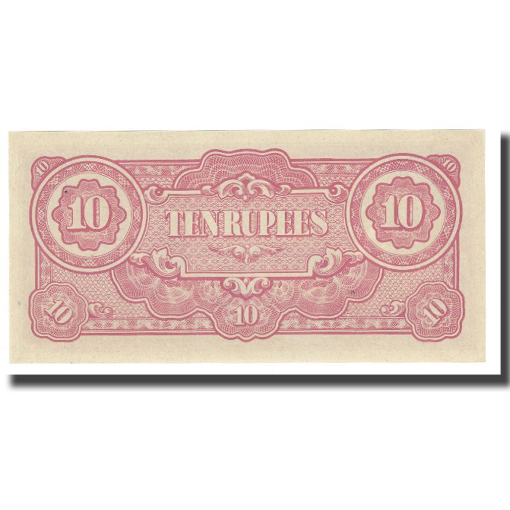 Nota, Birmânia, 10 Rupees, KM:16b, UNC(65-70)