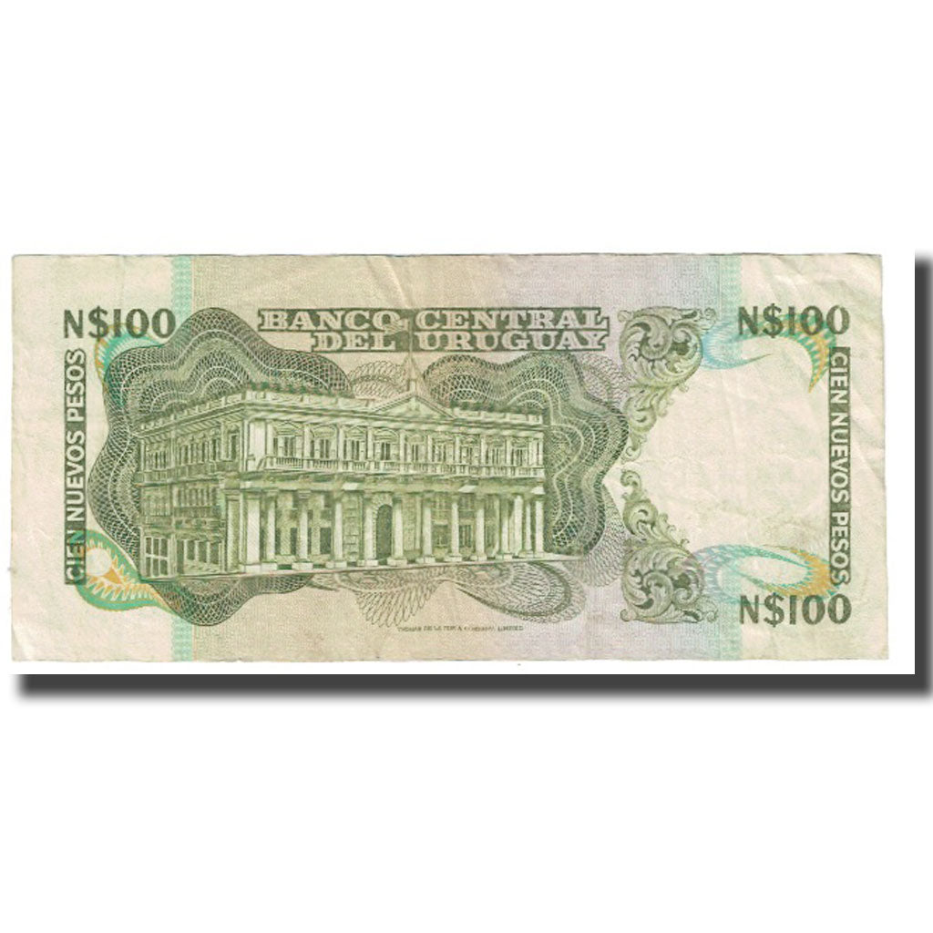 Banknote, Uruguay, 100 Nuevos Pesos, KM:62a, EF(40-45)