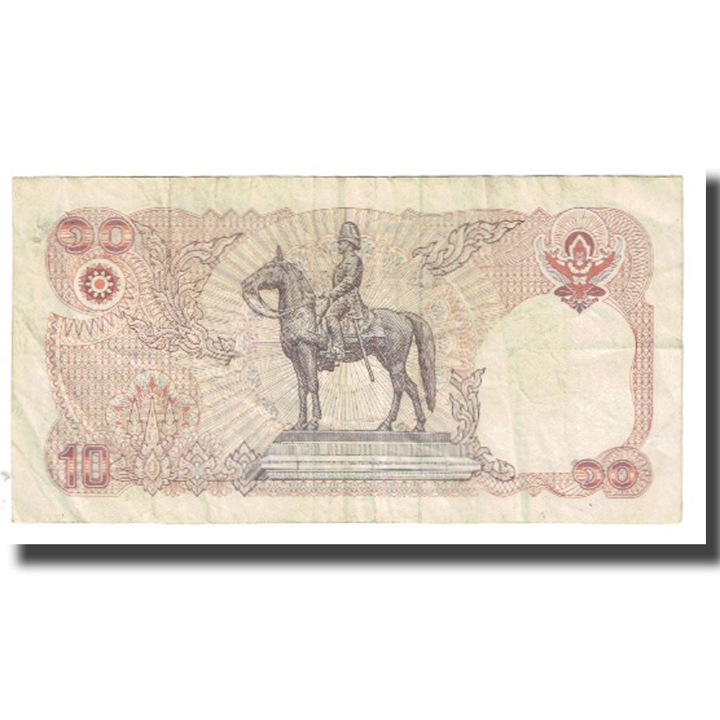 Billete, 10 Baht, Tailandia, KM:87, BC