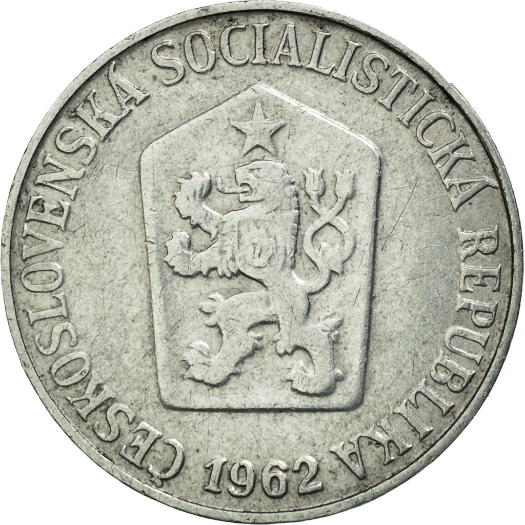 Coin, Czechoslovakia, 5 Haleru, 1962, EF(40-45), Aluminum, KM:53