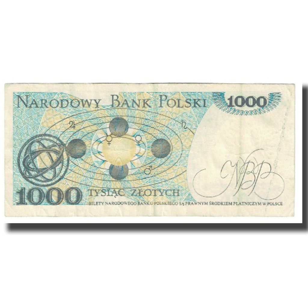 Banknote, Poland, 1000 Zlotych, 1982, 1982-06-01, KM:146a, EF(40-45)