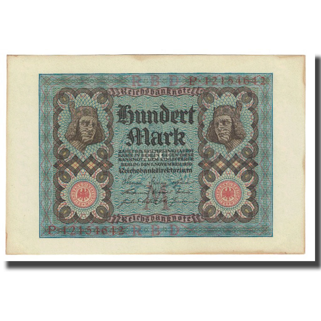 Banknote, Germany, 100 Mark, 1920, 1920-11-01, KM:69a, EF(40-45)