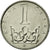 Moneda, República Checa, Koruna, 2002, MBC+, Níquel chapado en acero, KM:7