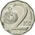 Moneda, República Checa, 2 Koruny, 1995, MBC+, Níquel chapado en acero, KM:9