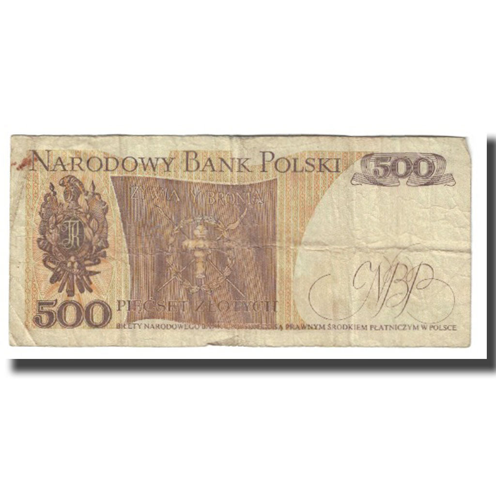Geldschein, Polen, 500 Zlotych, 1982, 1982-06-01, KM:145C, SGE+