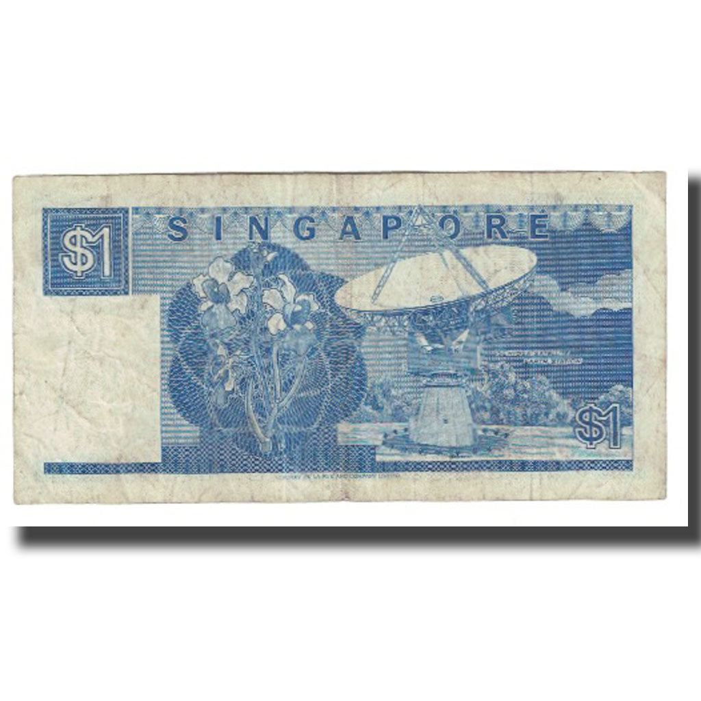 Banknote, Singapore, 1 Dollar, KM:18a, VF(20-25)