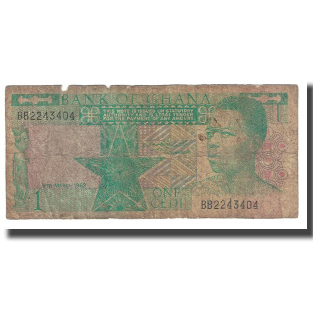 Billete, 1 Cedi, 1982, Ghana, 1982-03-06, KM:17a, RC+