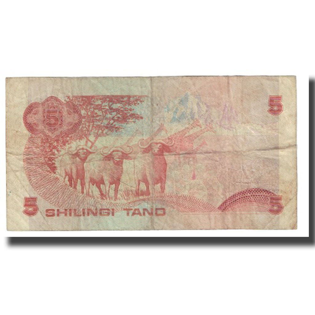 Billet, Kenya, 5 Shillings, 1981, 1982-01-01, KM:19b, TB