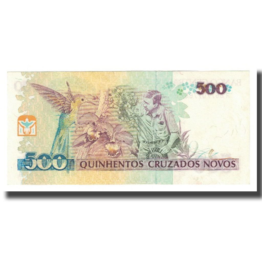 Banconote, Brasile, 500 Cruzados Novos, KM:222a, SPL-
